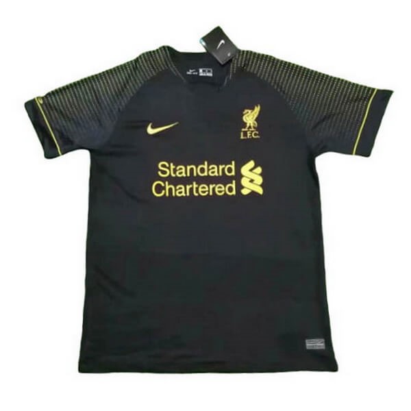Camiseta de Entrenamiento Liverpool 2020 2021 Negro